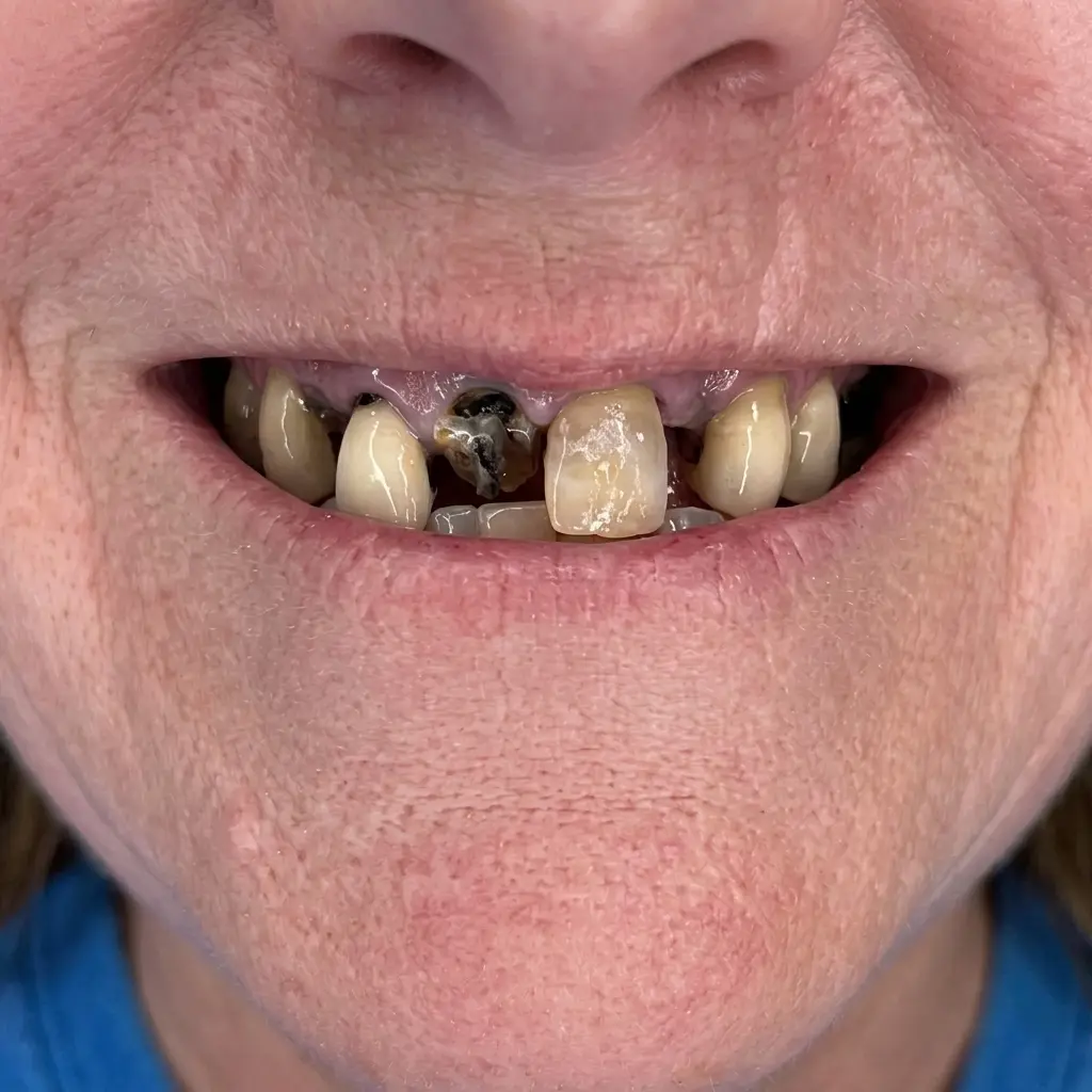 Before – Full Arch Restoration